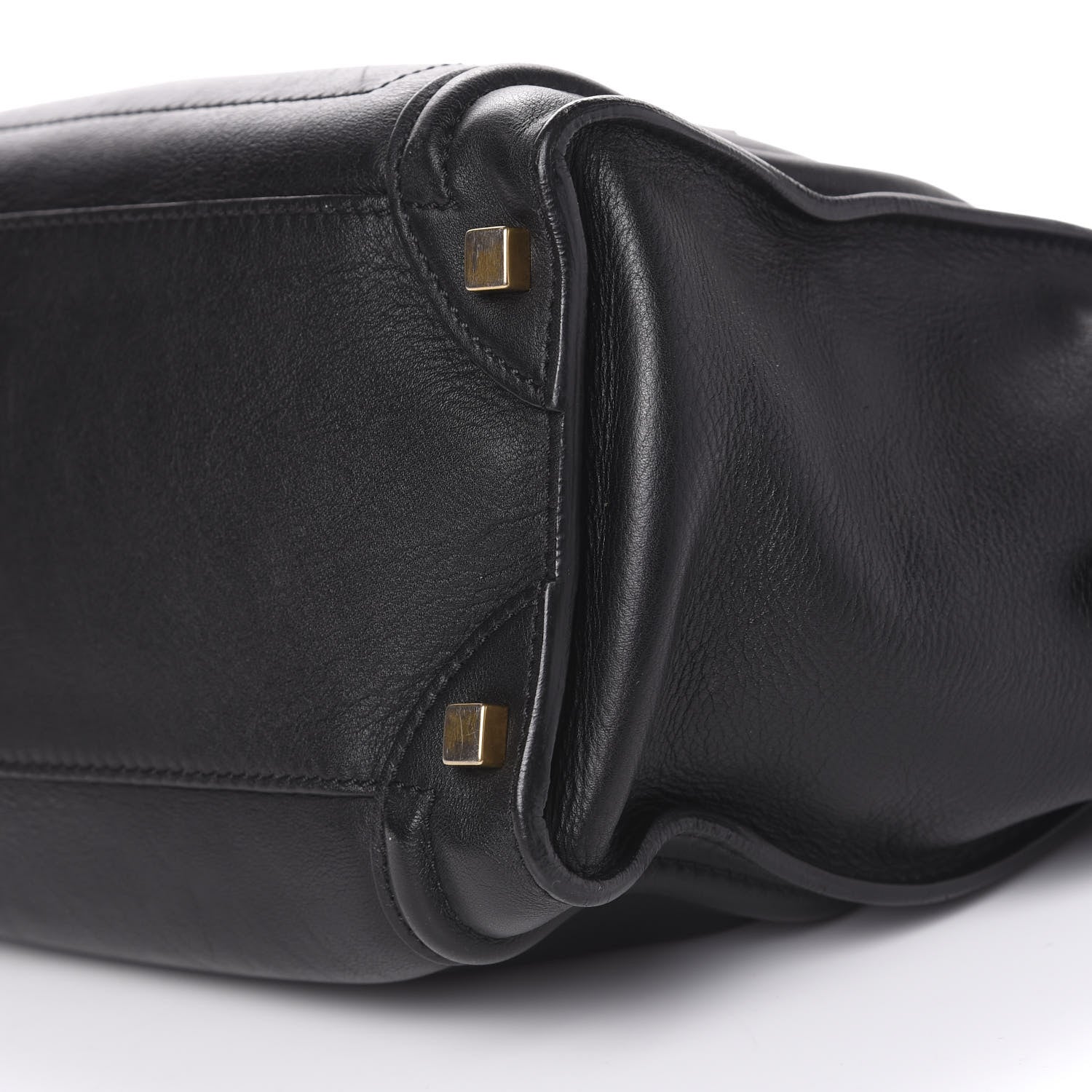 Celine Smooth Calfskin Micro Luggage Black 8 of 10