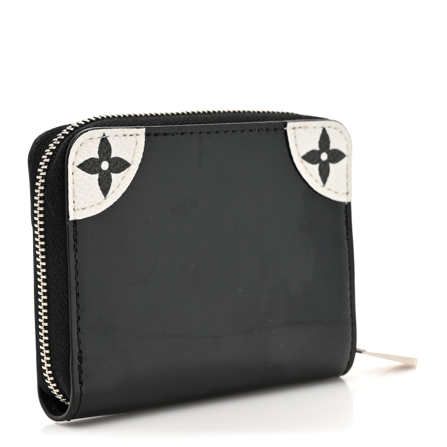 Patent Miroir Venice Zippy Coin Purse Black