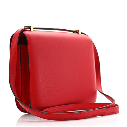 Hermes Evercolor Constance 18 Rouge Casaque 2 of 8