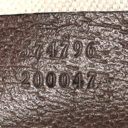 Gucci Soft GG Supreme Monogram Medium Ophidia Belt Bag Dark Brown 7 of 10
