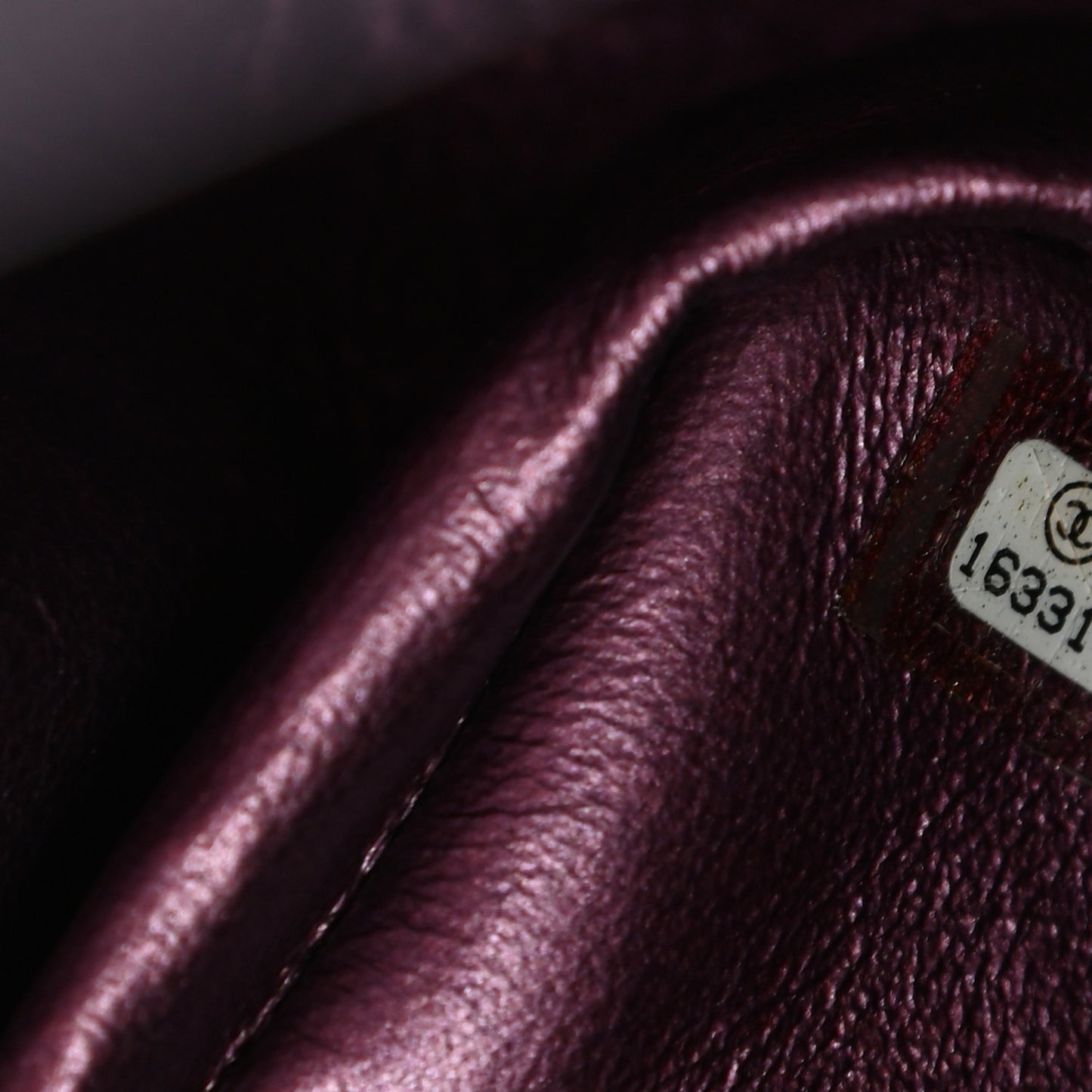 Aged Calfskin Quilted 2.55 Reissue 227 Flap Dark Purple