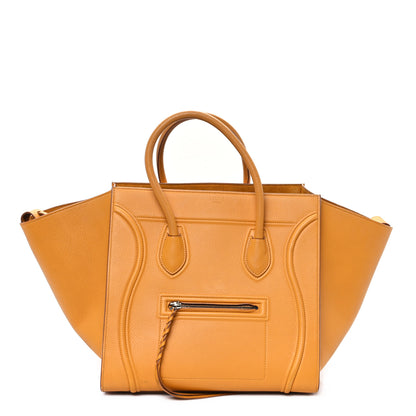 Celine Supple Calfskin Medium Phantom Luggage Daffodil 1 of 11