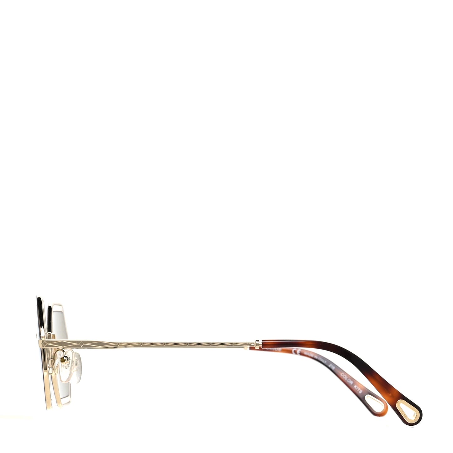 Rectangular Sunglasses CE146S Green Gold