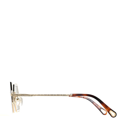 Chloe Rectangular Sunglasses CE146S Green Gold 3 of 6