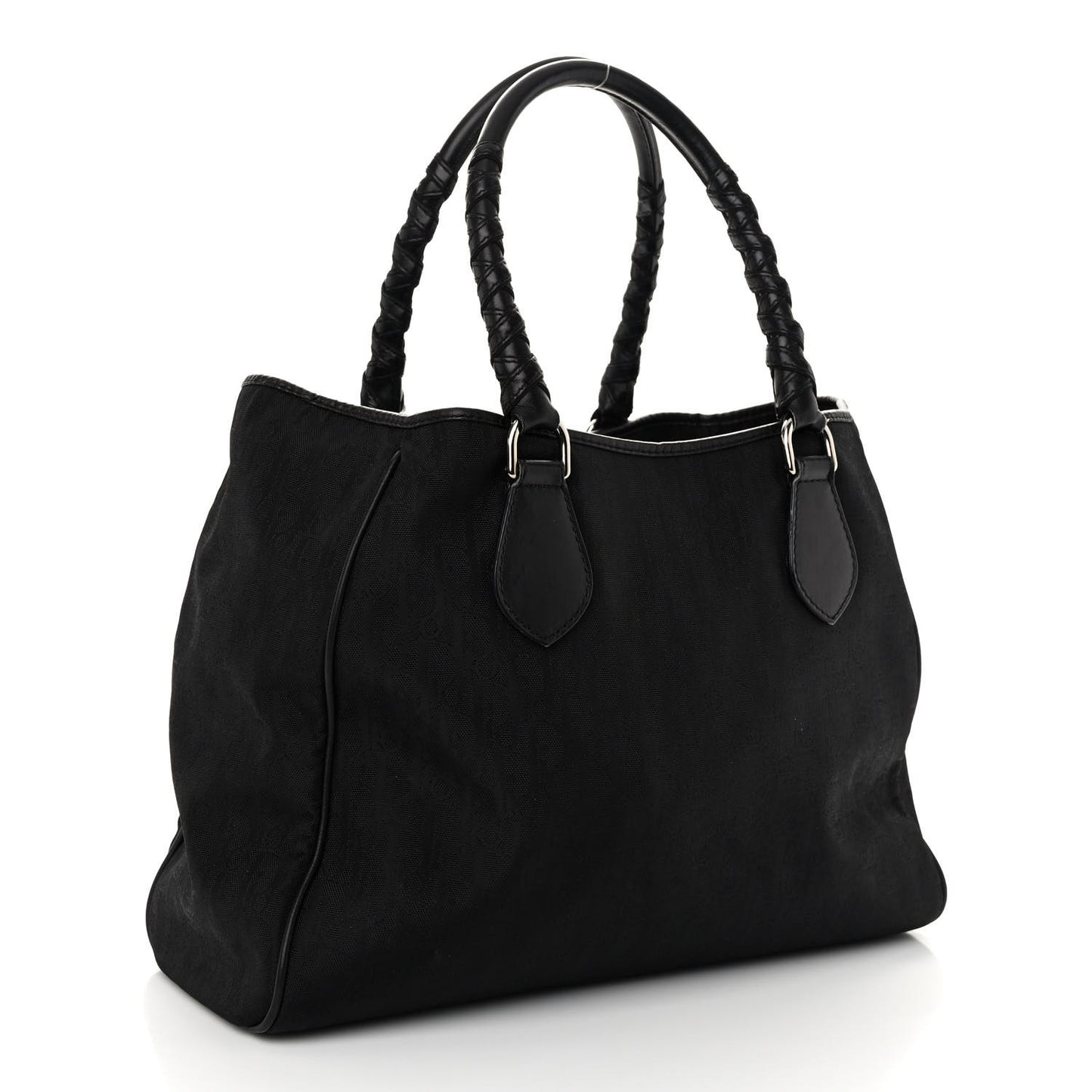 Nylon Monogram Medium Lovely Tote Black