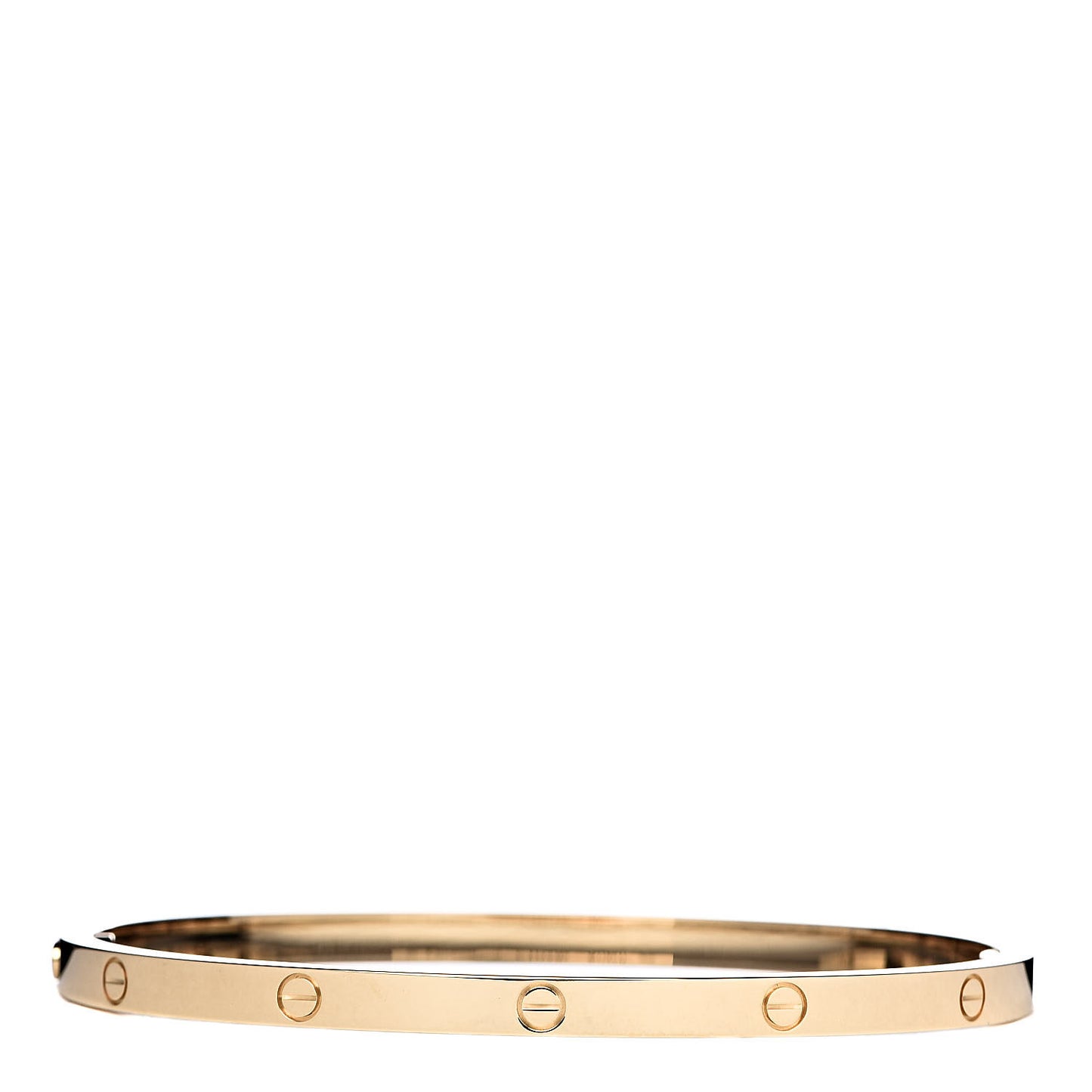 18K Yellow Gold Small LOVE Bracelet 17