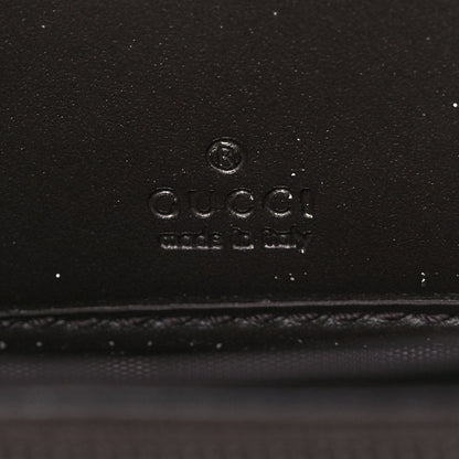 Gucci GG Supreme Monogram Web Zip Around Wallet Beige Cocoa 6 of 9
