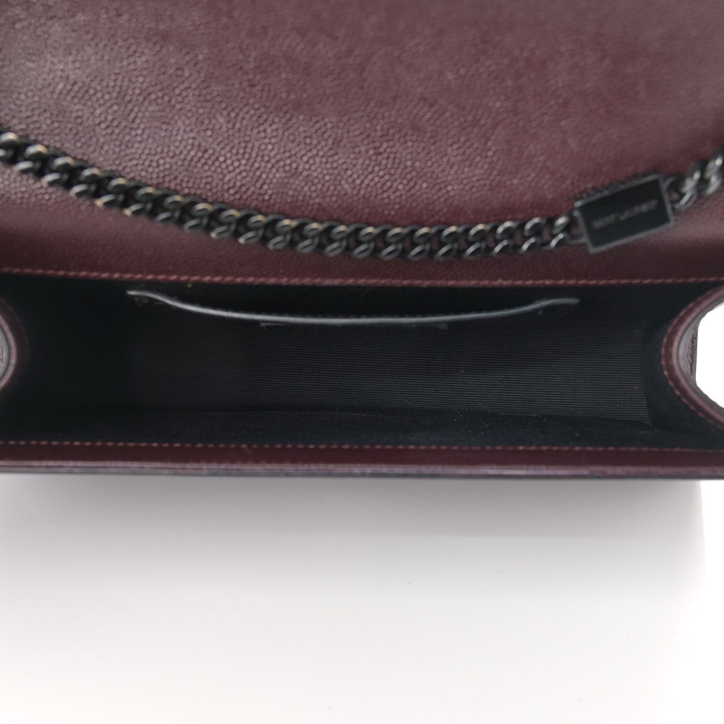 Grain De Poudre Large Classic Monogram Kate Satchel Amaranto