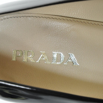 Prada Vernice Bow Pumps 38 Bordeaux 7 of 9