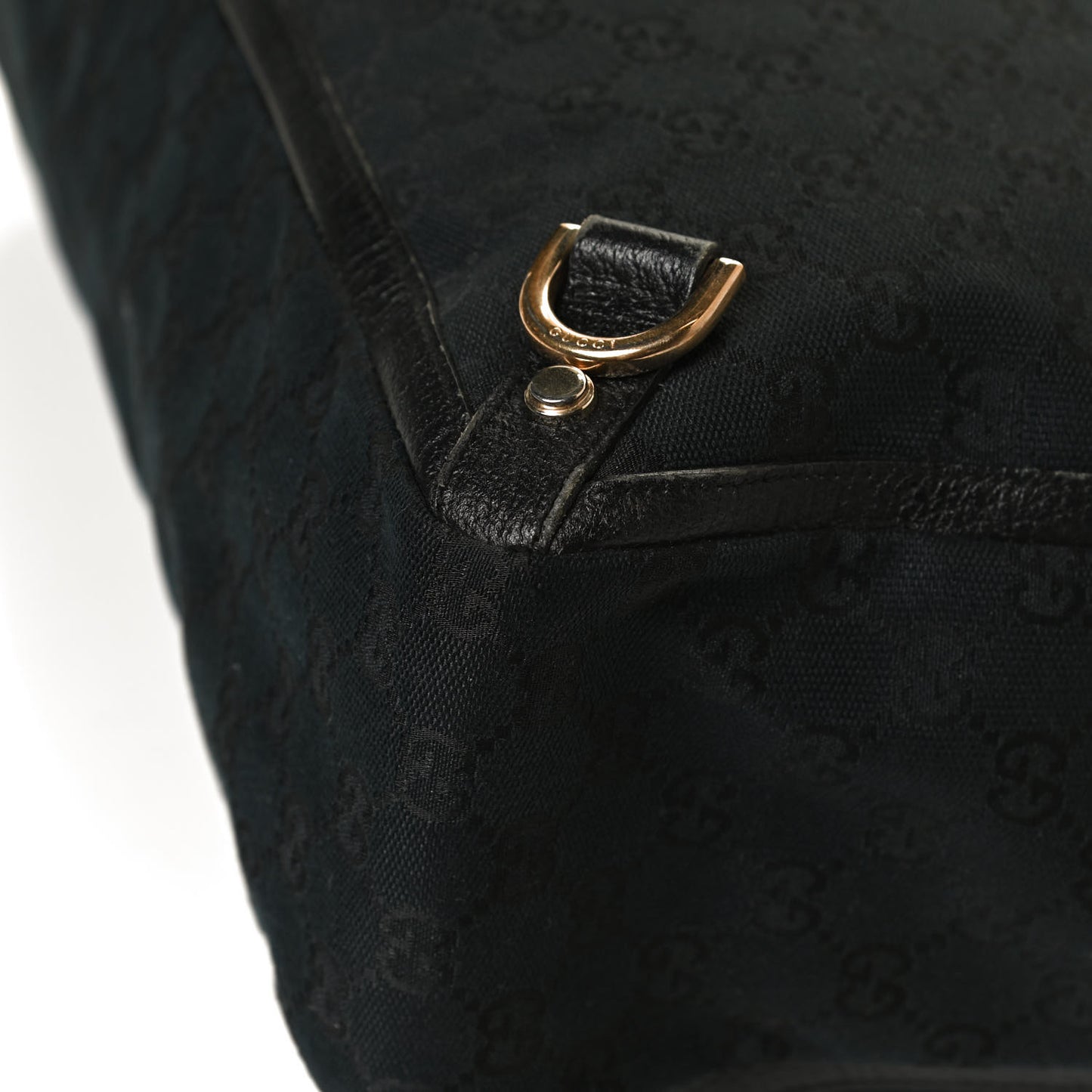 Monogram Large Abbey Tote Black