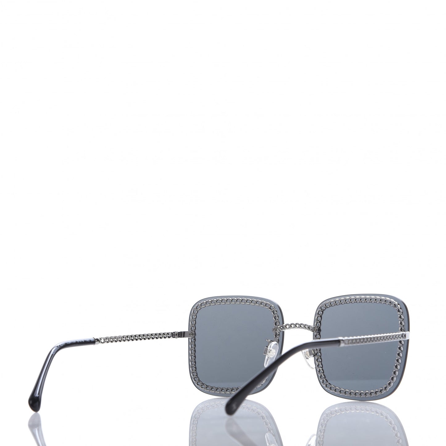 Chain Square Sunglasses 4244 Black