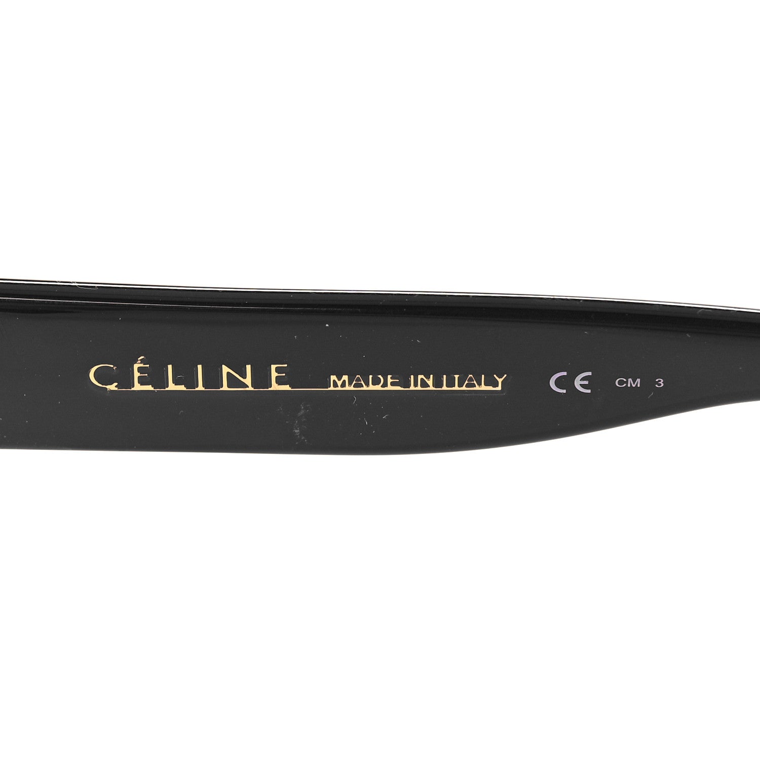 Celine Polarized ZZ Top Sunglasses CL 41756 Black 5 of 6