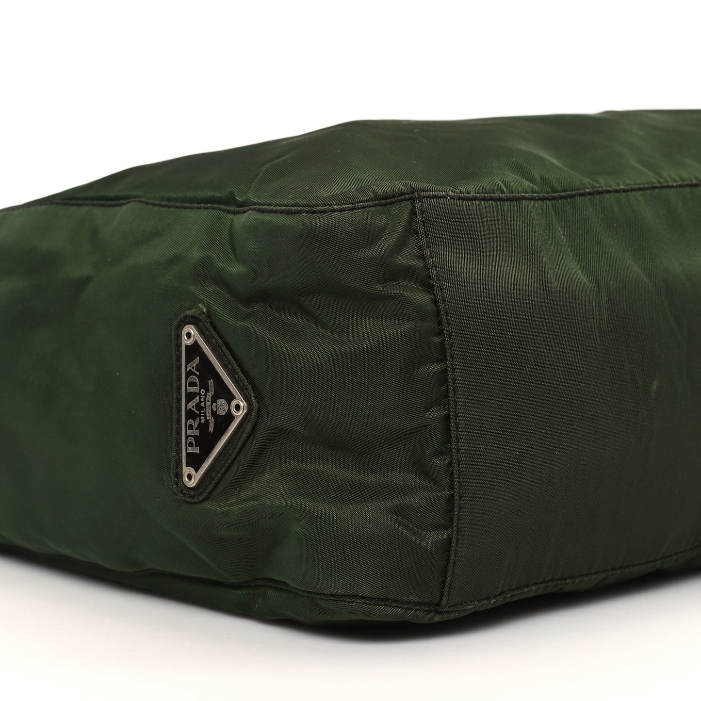 Tessuto Nylon Shopping Tote Green