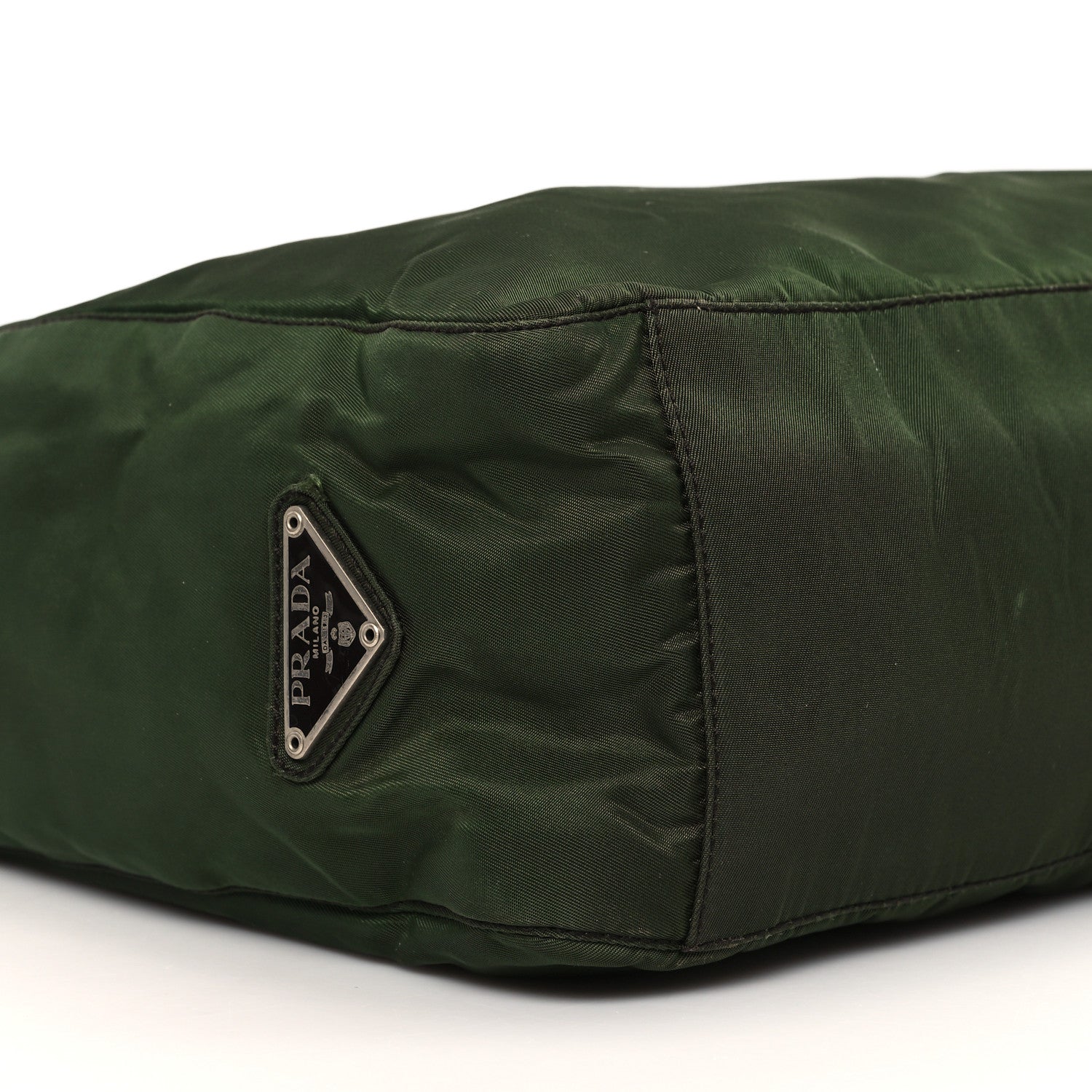 Prada Tessuto Nylon Shopping Tote Green 8 of 11