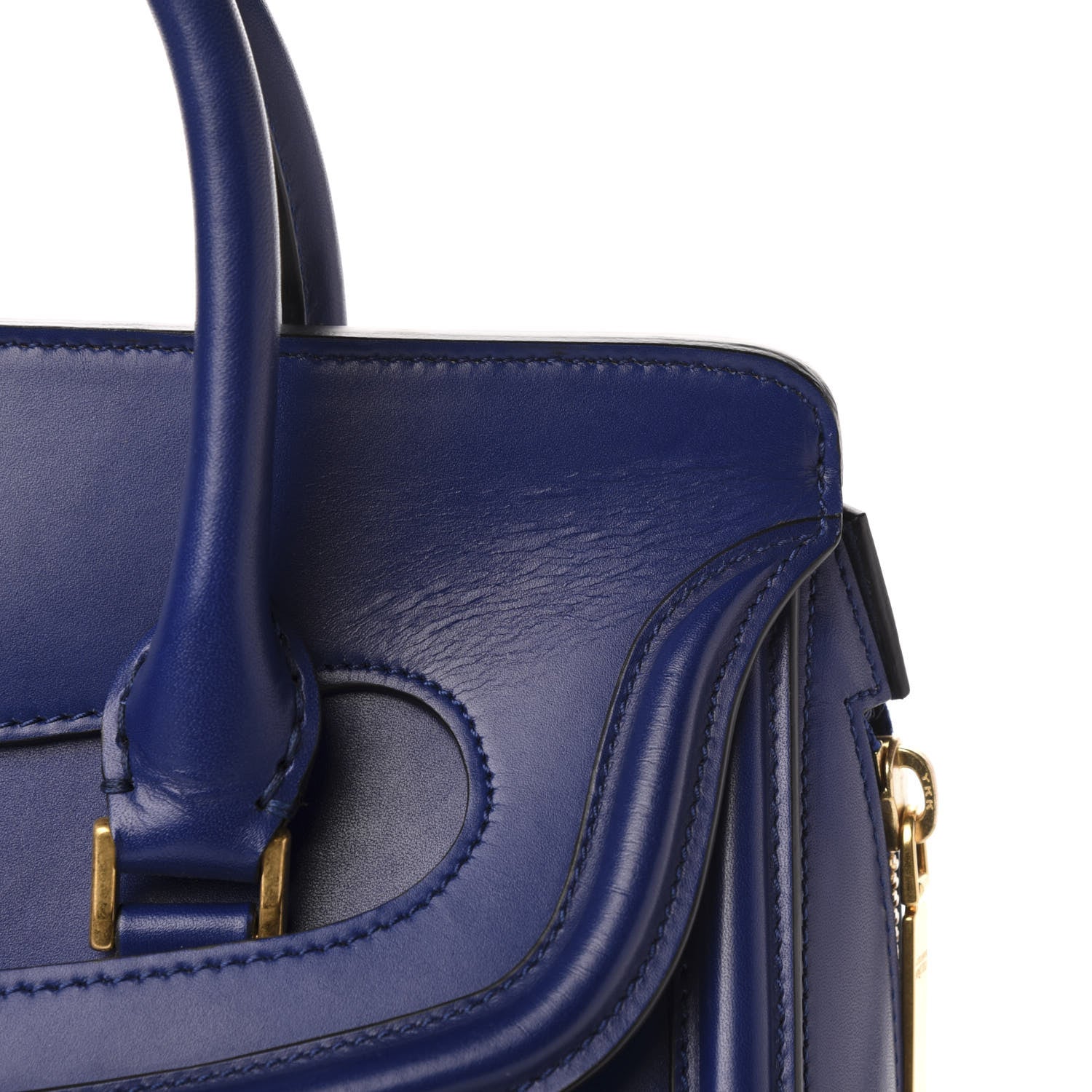 Alexander McQueen Calfskin Large Heroine Blue 10 of 11