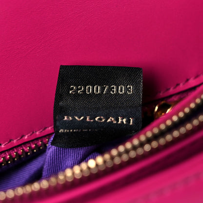 Bulgari Calfskin Serpenti Forever Shoulder Bag Pink 7 of 17