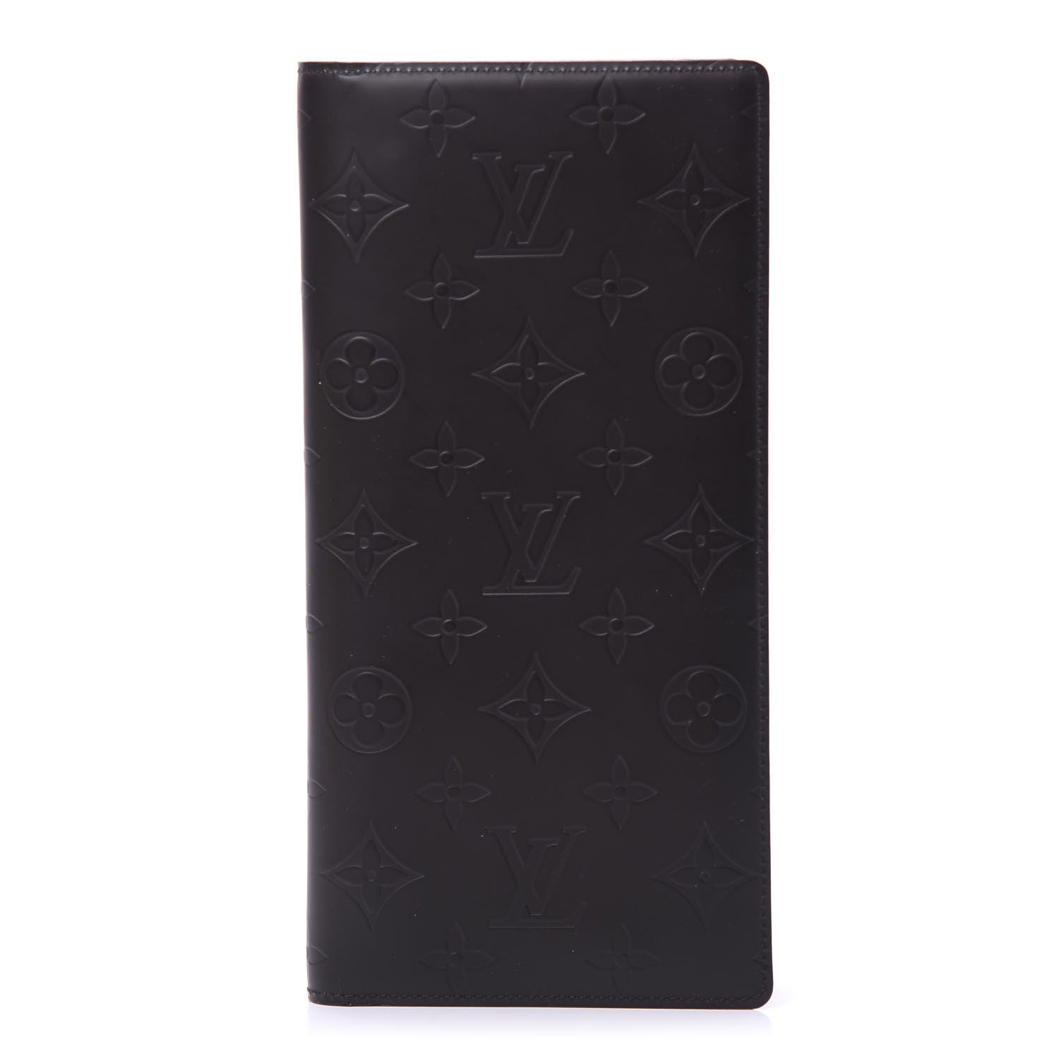 Louis Vuitton Monogram Glace Portefeuille Double Wallet Cafe 1 of 9