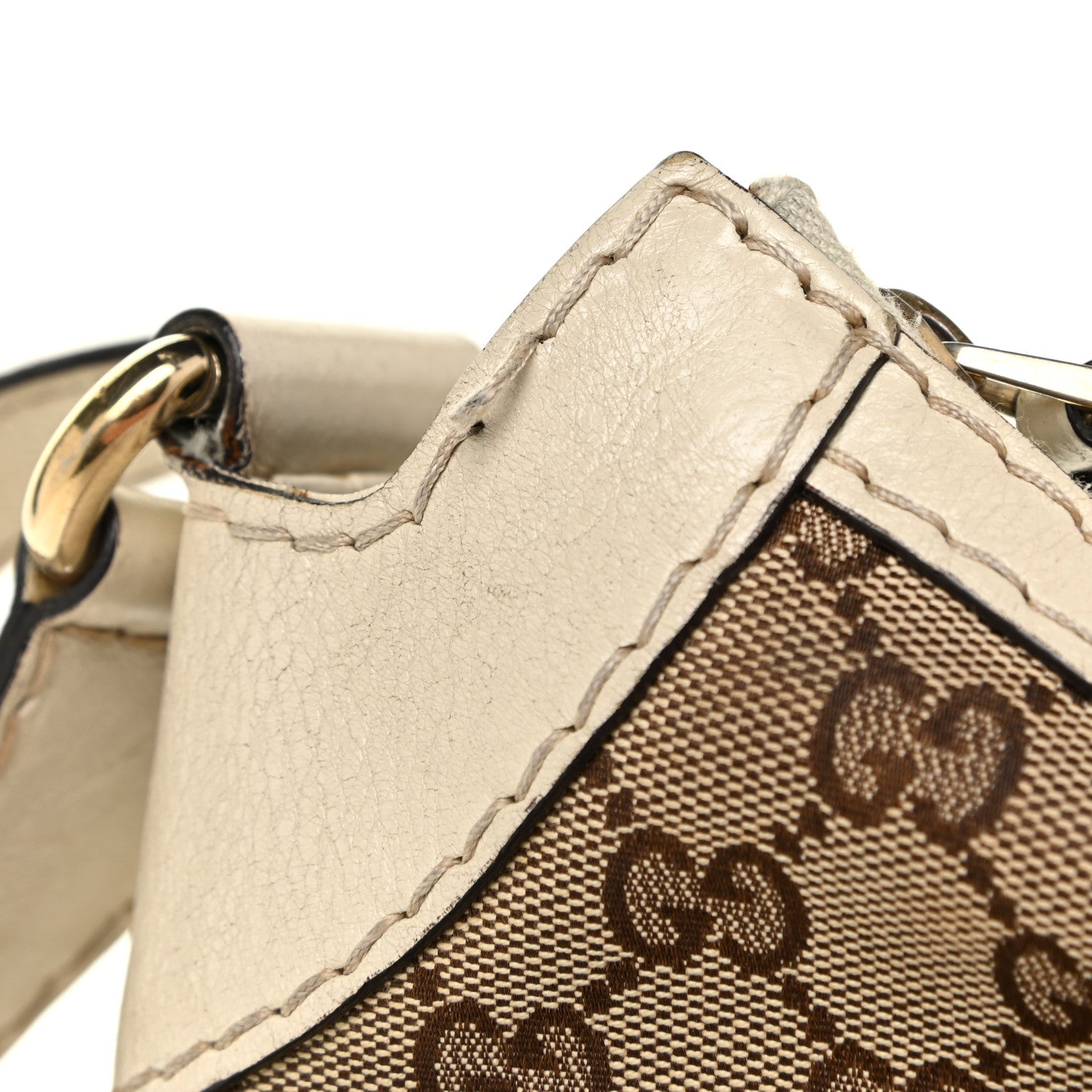 Gucci Monogram Medium Charlotte Hobo Off White 15 of 20