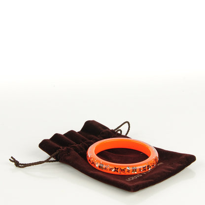 Louis Vuitton Resin Swarovski PM Inclusion Bracelet M Orange Sunset 4 of 4