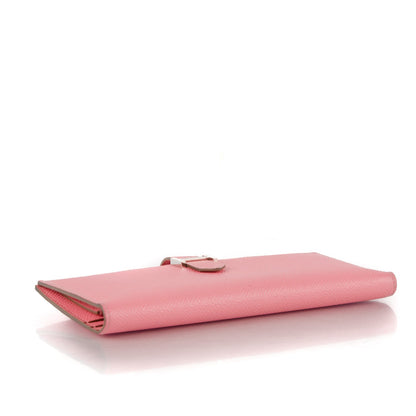 Hermes Epsom Bearn Gusset Wallet Rose Confetti 4 of 7