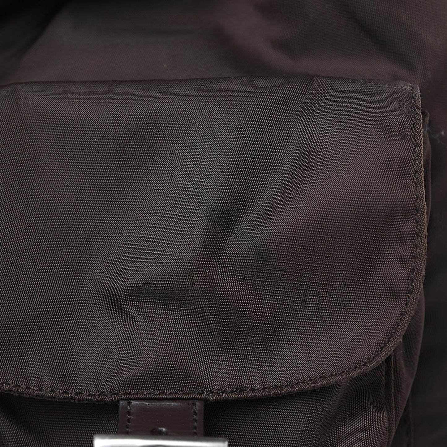 Tessuto Nylon Medium Vela Backpack Ebano