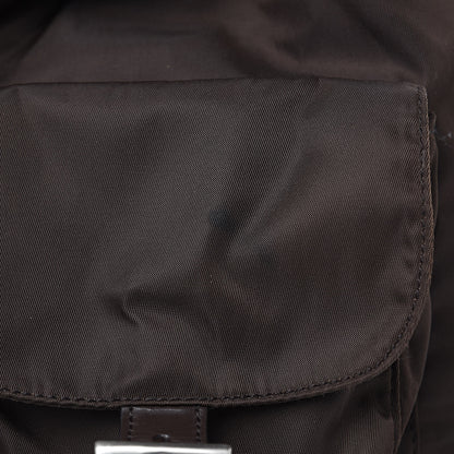 Prada Tessuto Nylon Medium Vela Backpack Ebano 12 of 12
