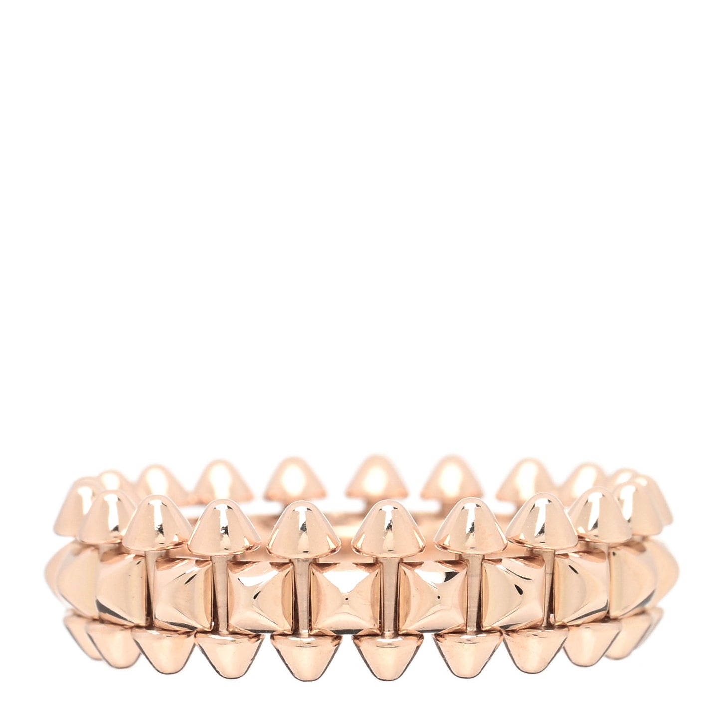 18K Pink Gold SM Clash De Cartier Ring 50 5.5