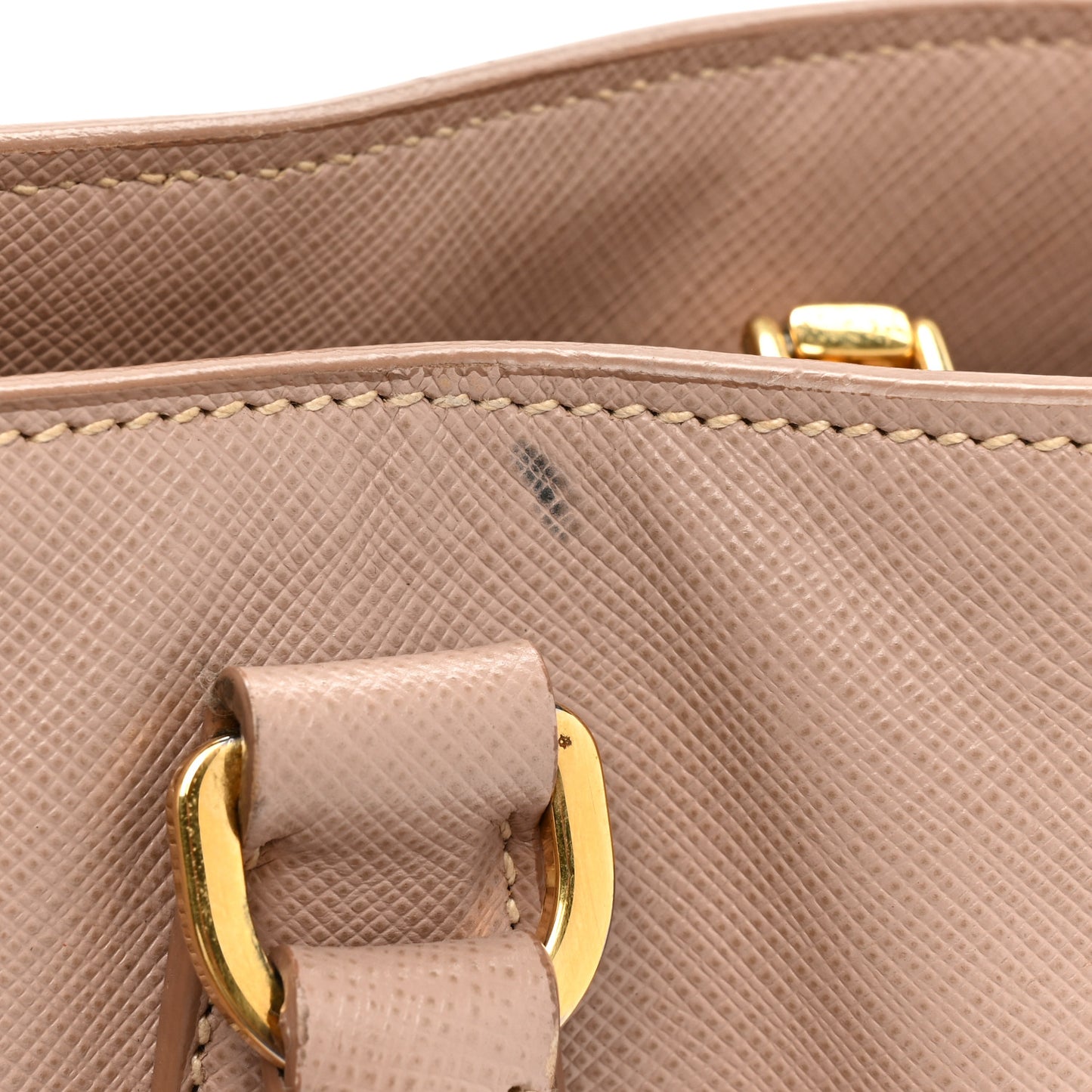 Saffiano Lux Small Tote Cammeo