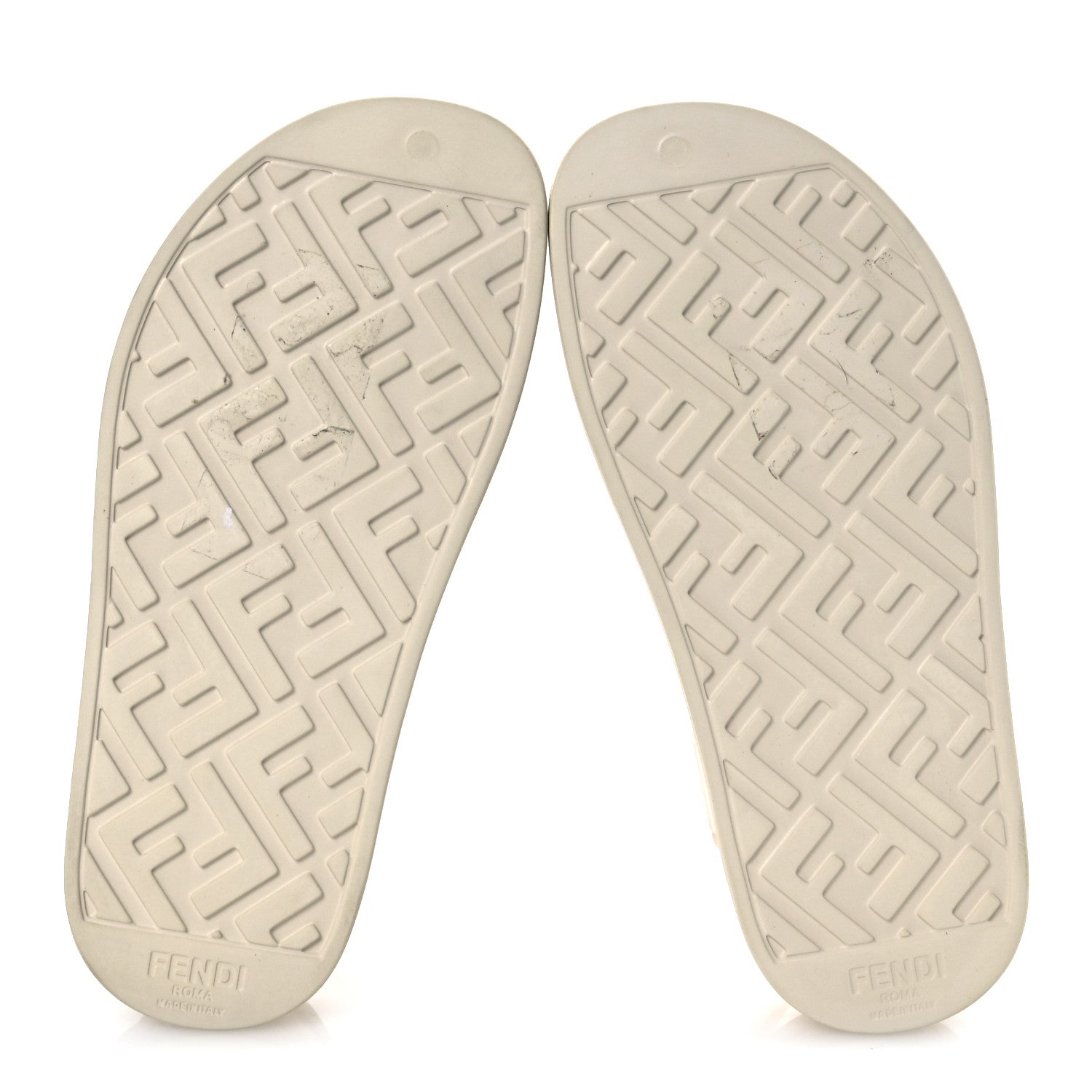 Fendi Rubber FF Sporty Hiker 25mm Sandals 37 Chalk 7 of 12