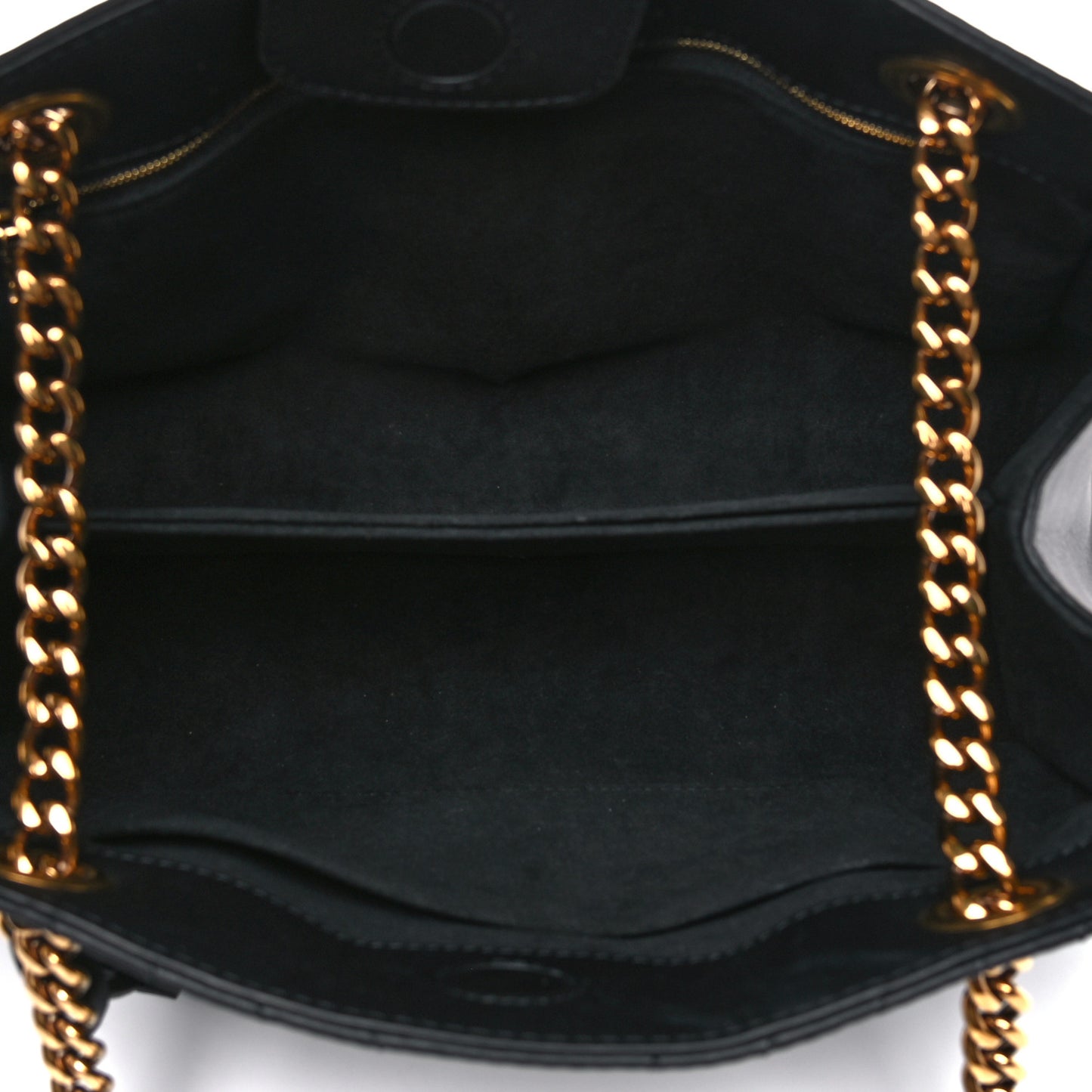 Calfskin New Wave Chain Tote Black