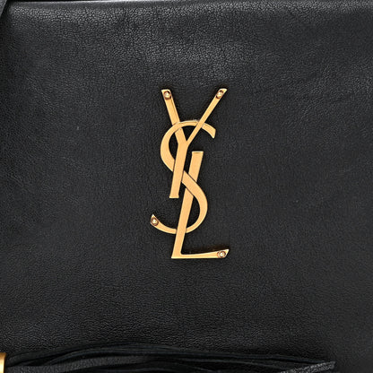 Saint Laurent Lambskin Monogram Small Lou Camera Bag Black 8 of 13