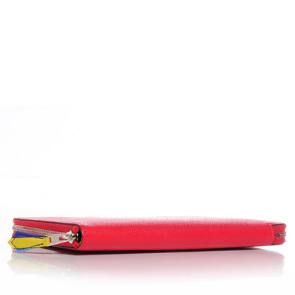 Hermes Epsom Silk'in Wallet Bougainvillea 5 of 8