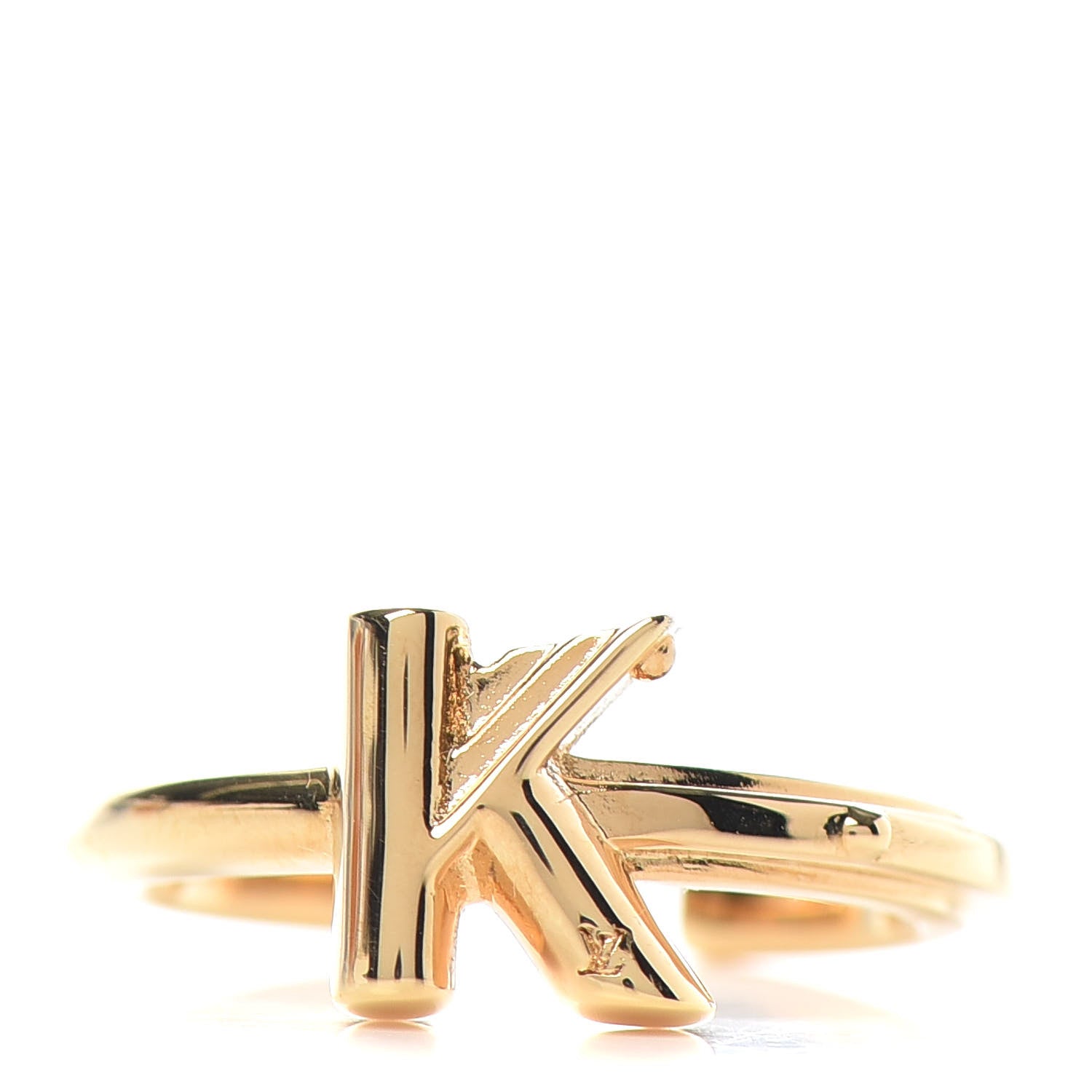 Louis Vuitton LV And Me Letter K Ring M Gold 1 of 6