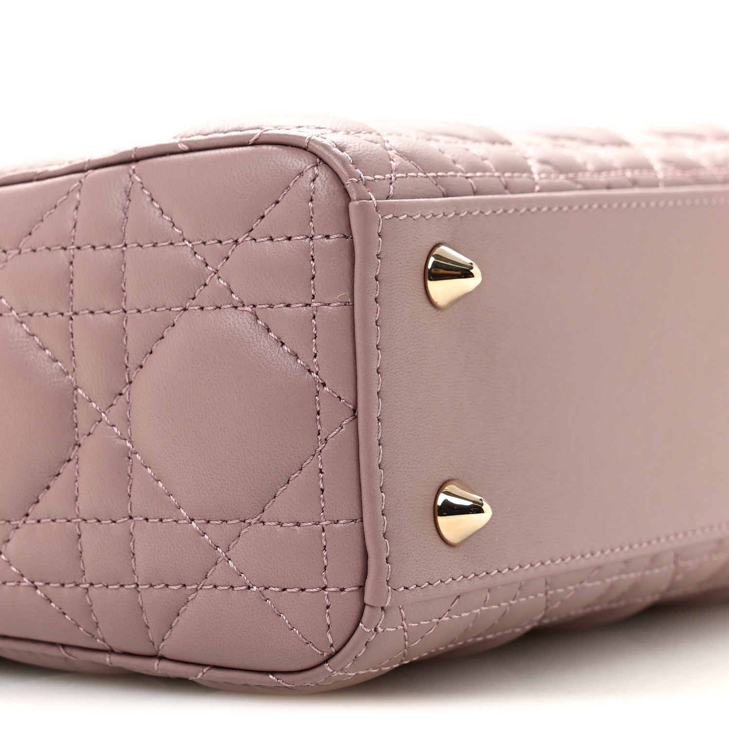 Christian Dior Lambskin Cannage Small My ABCDior Lady Dior Peony Pink 9 of 11