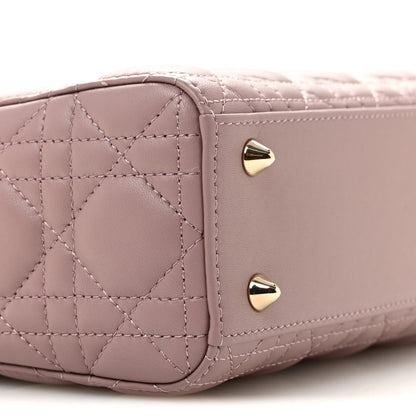 Christian Dior Lambskin Cannage Small My ABCDior Lady Dior Peony Pink 9 of 11