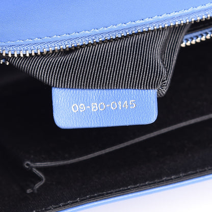 Christian Dior Lambskin Medium Diorama Flap Bag Blue 7 of 7