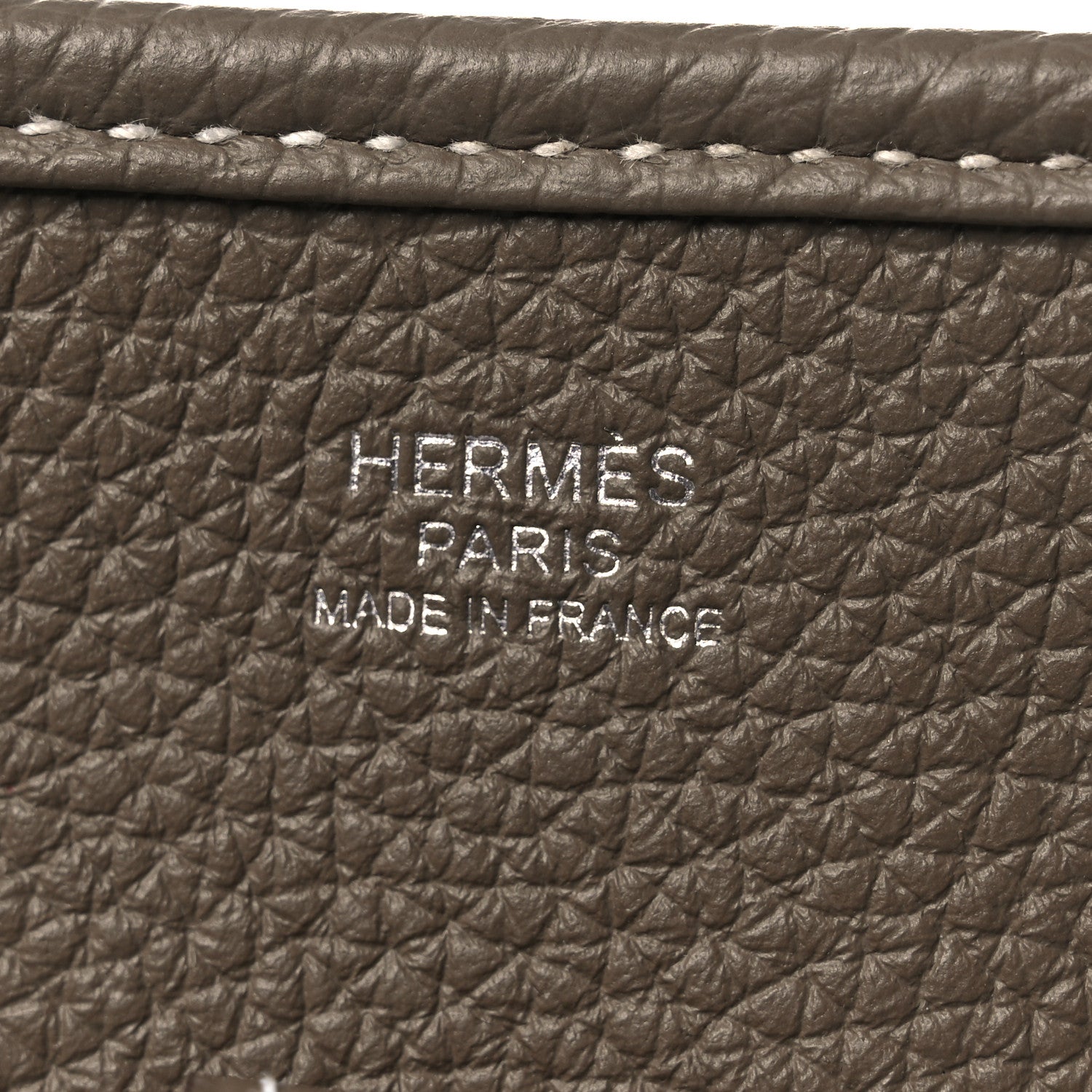 Hermes Taurillon Clemence Evelyne III PM Etoupe 6 of 10