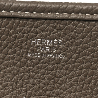 Hermes Taurillon Clemence Evelyne III PM Etoupe 6 of 10