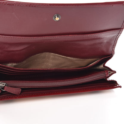 Burberry Nova Check Heart Wallet Berry Red 5 of 10