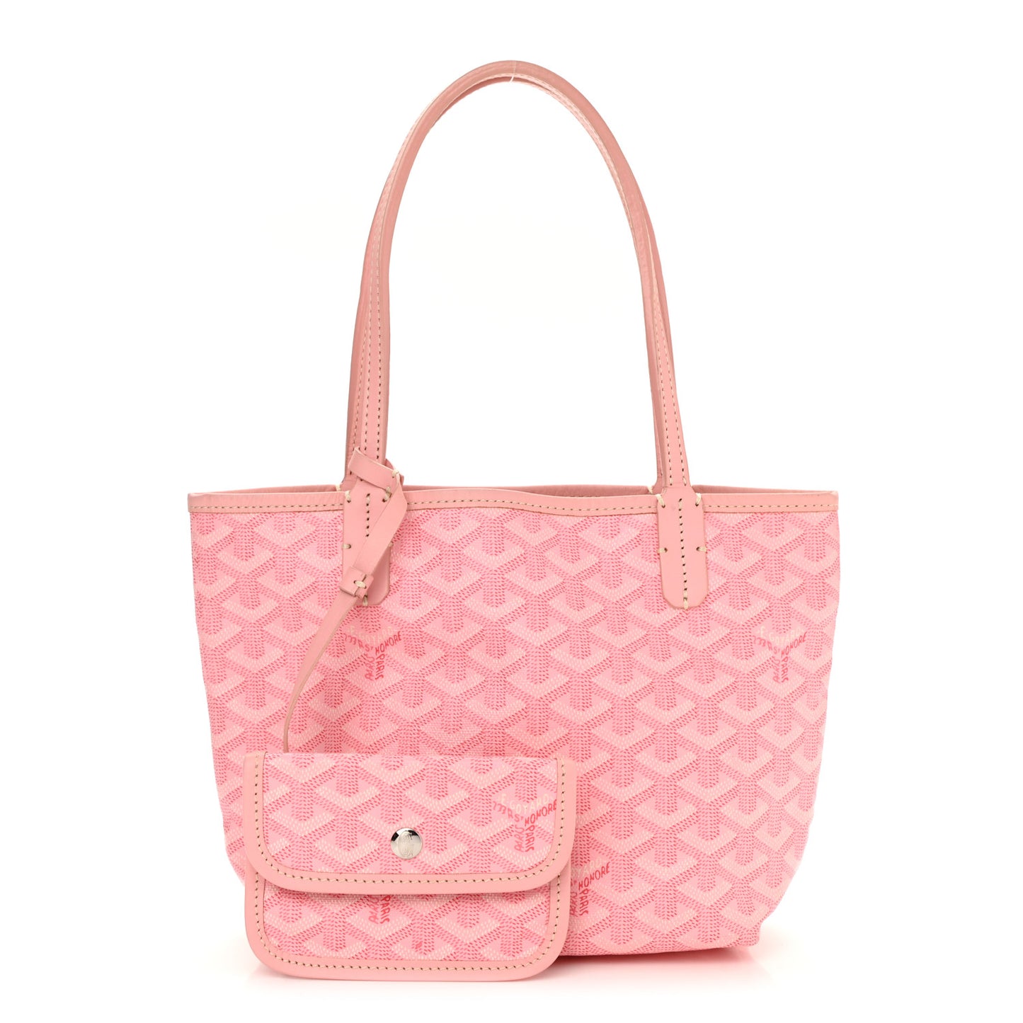 Goyardine Reversible Mini Anjou Pink