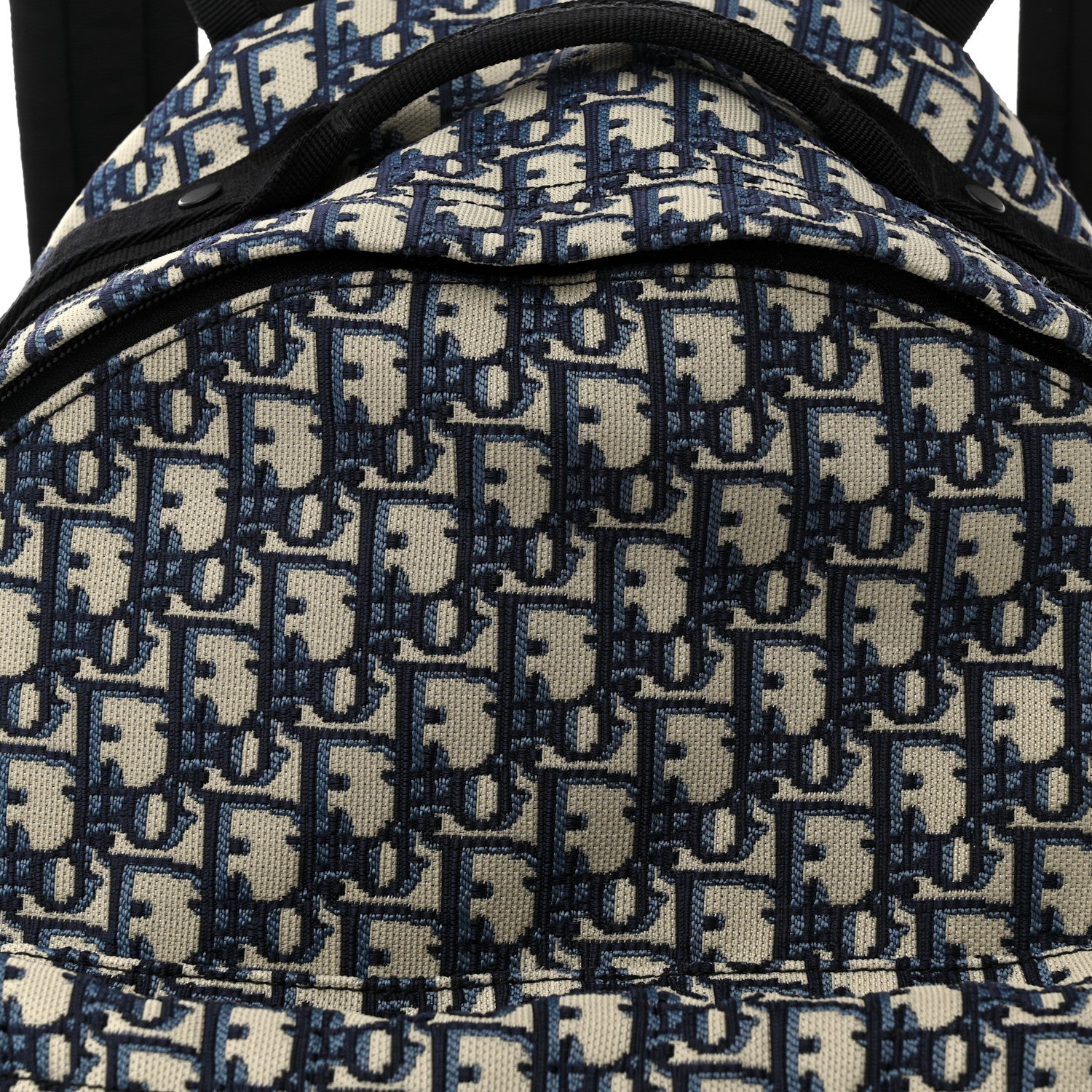 Christian Dior Oblique Diortravel Backpack Blue 8 of 14