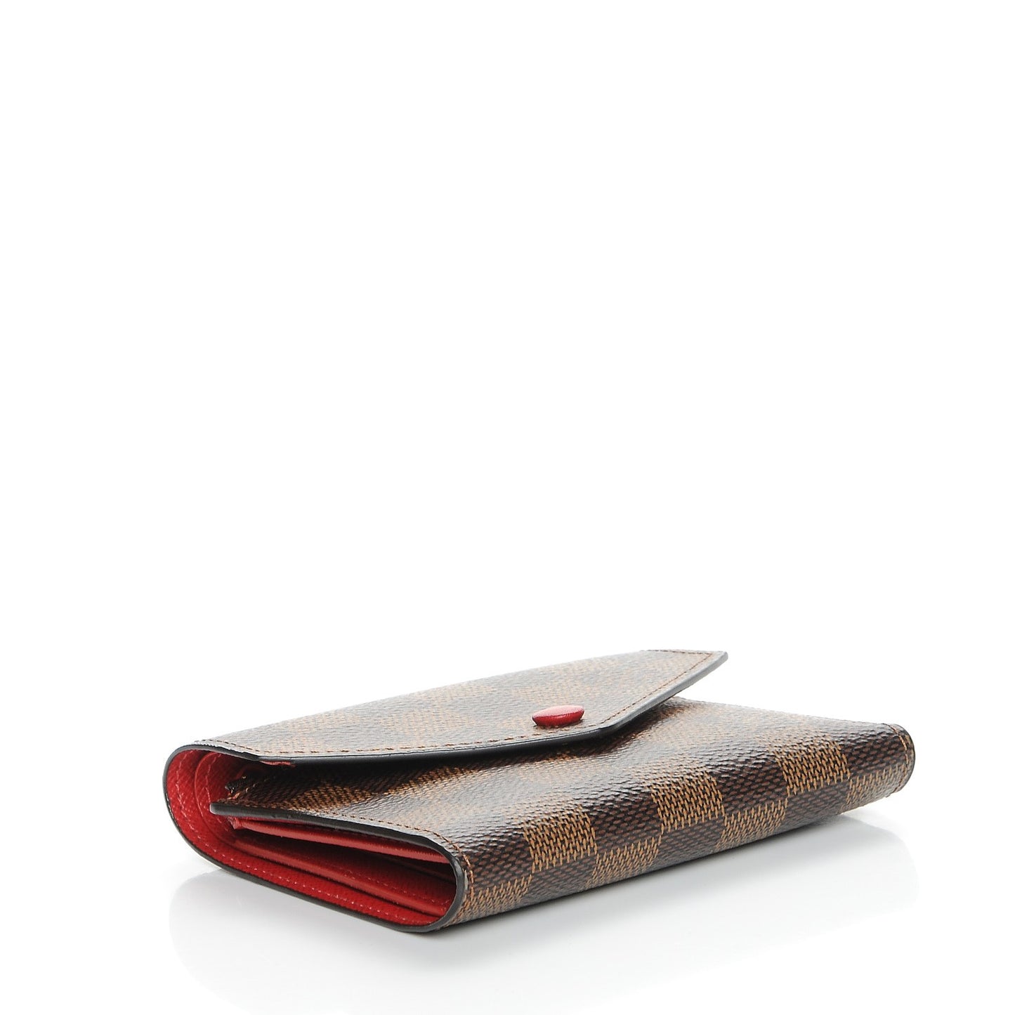 Damier Ebene Victorine Wallet Red