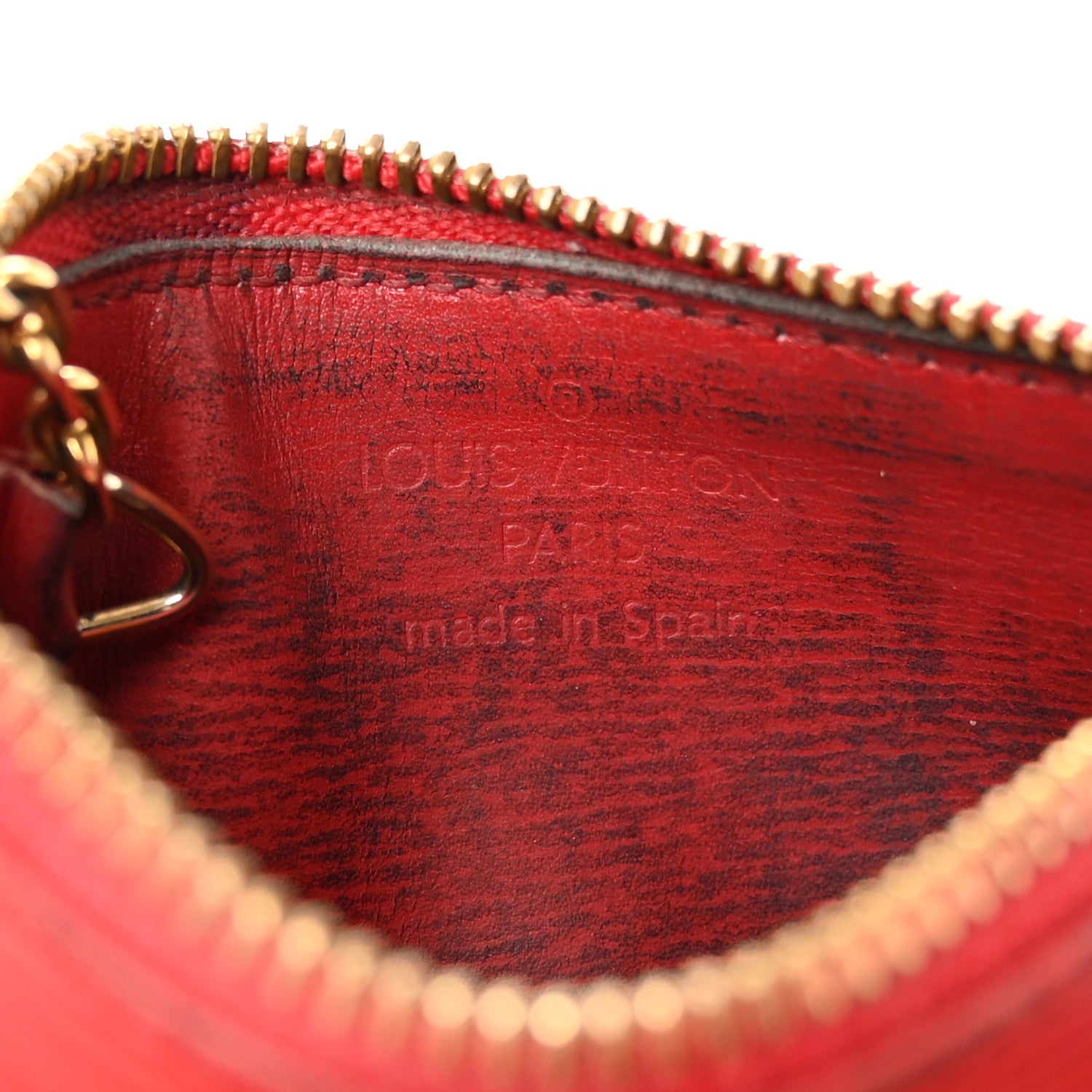 Louis Vuitton Epi Key Pouch Castillan Red 6 of 7