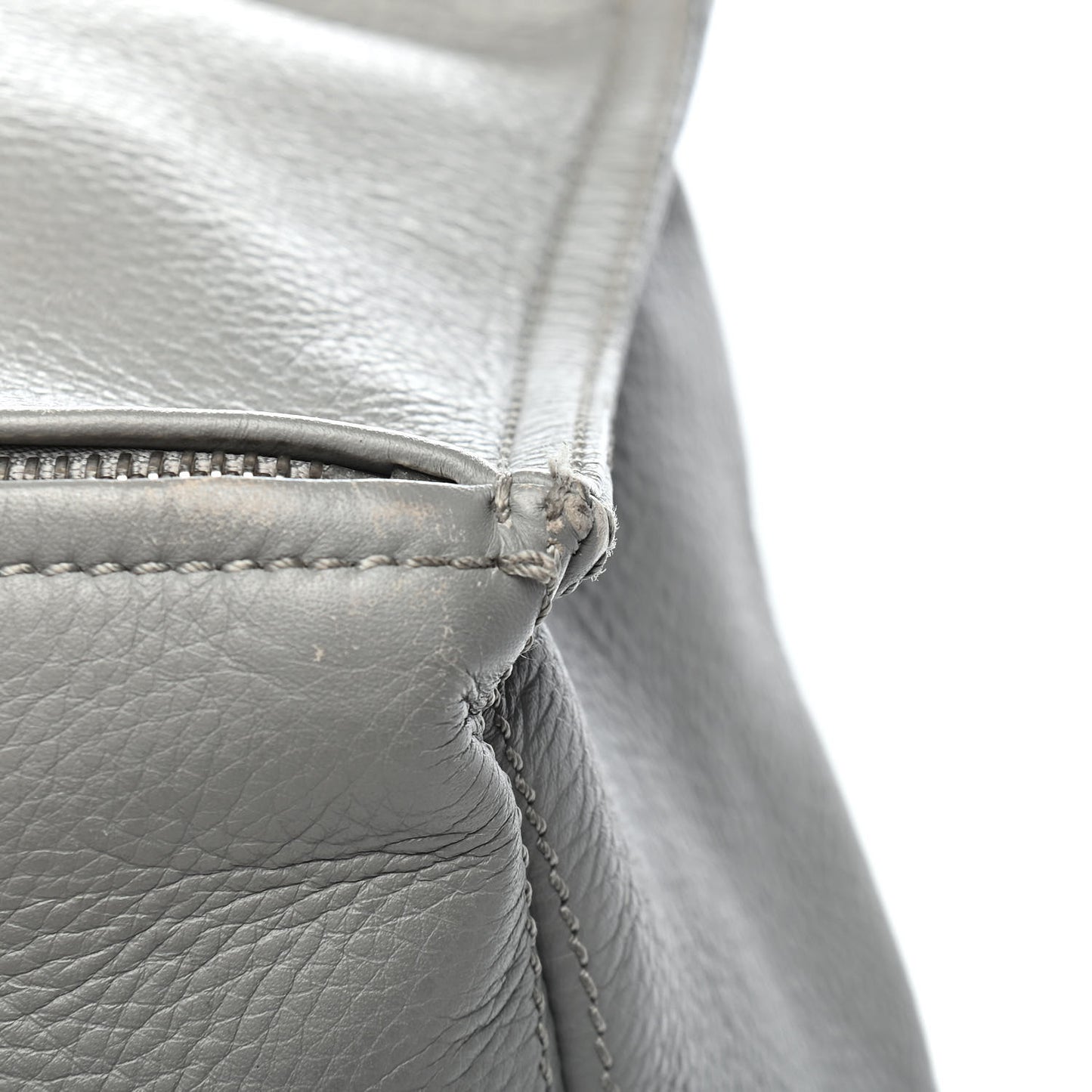 Calfskin Pandora Backpack Pearl Grey