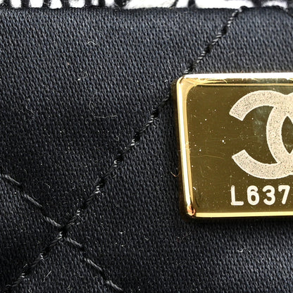 Chanel Wool Tweed Quilted Chanel 22 Black Multicolor 8 of 14