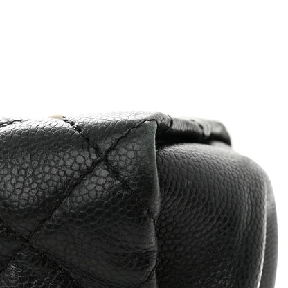 Chanel Soft Caviar Quilted CC Timeless Tote Black 13 of 18