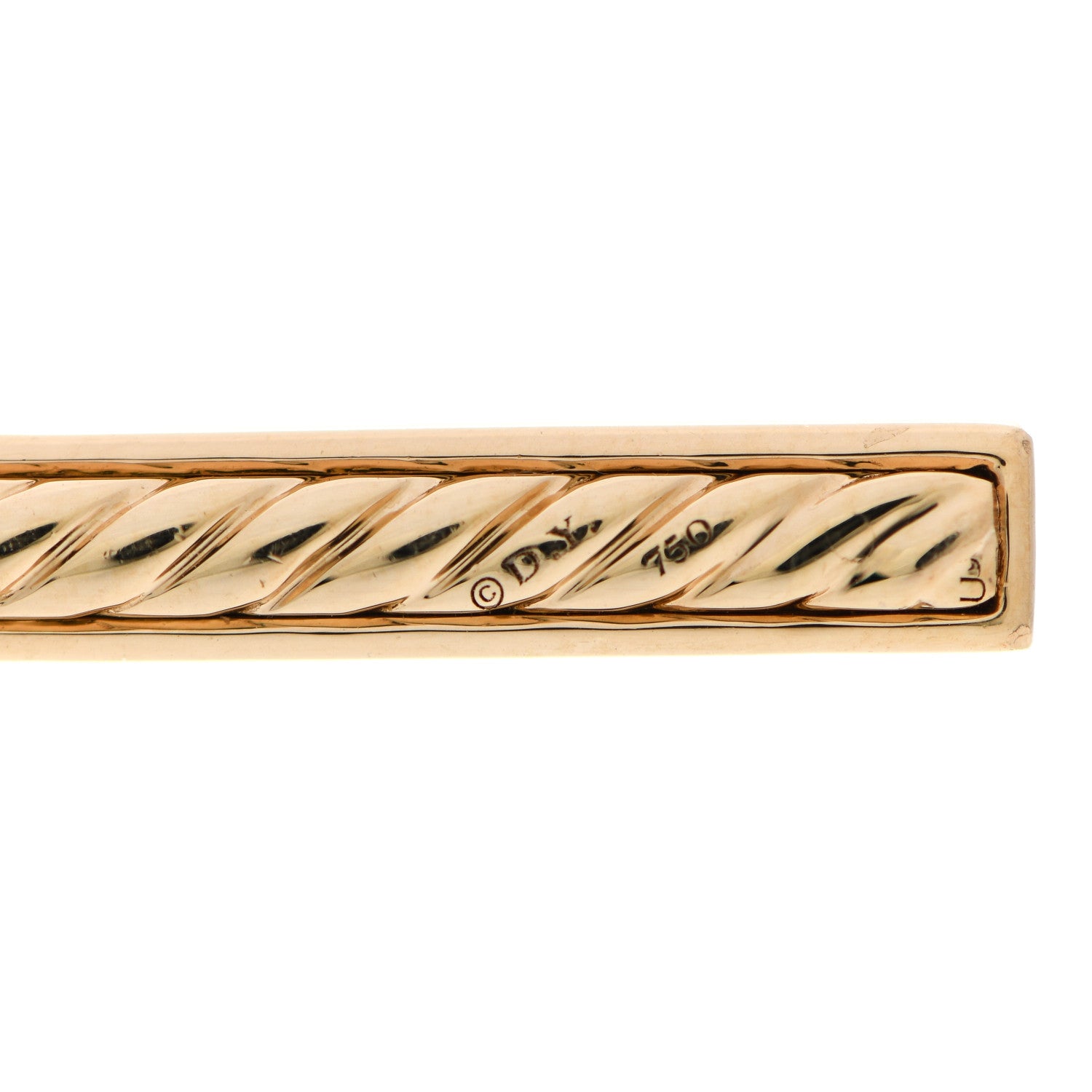 David Yurman 18K Yellow Gold Diamond Modern Renaissance Cross Pendant 4 of 4