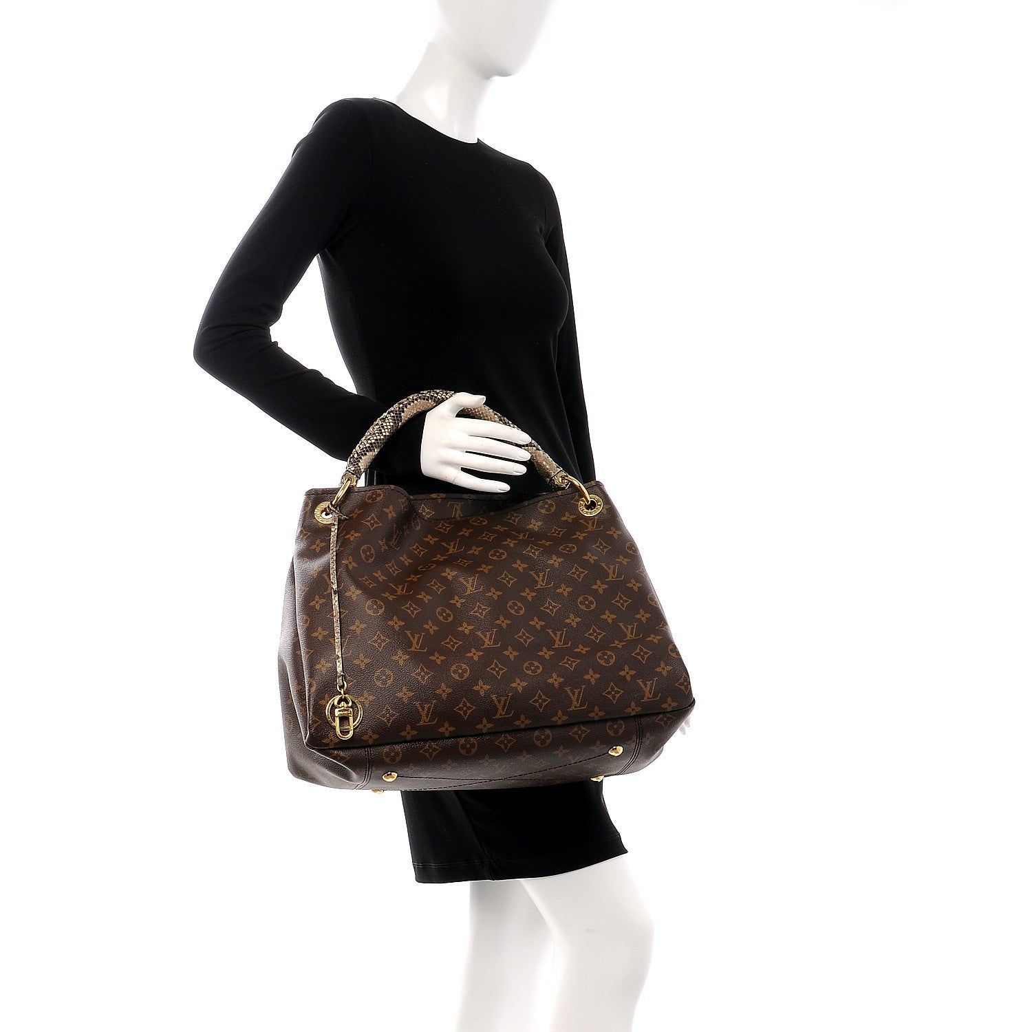 Louis Vuitton Snakeskin Monogram Artsy MM 11 of 12