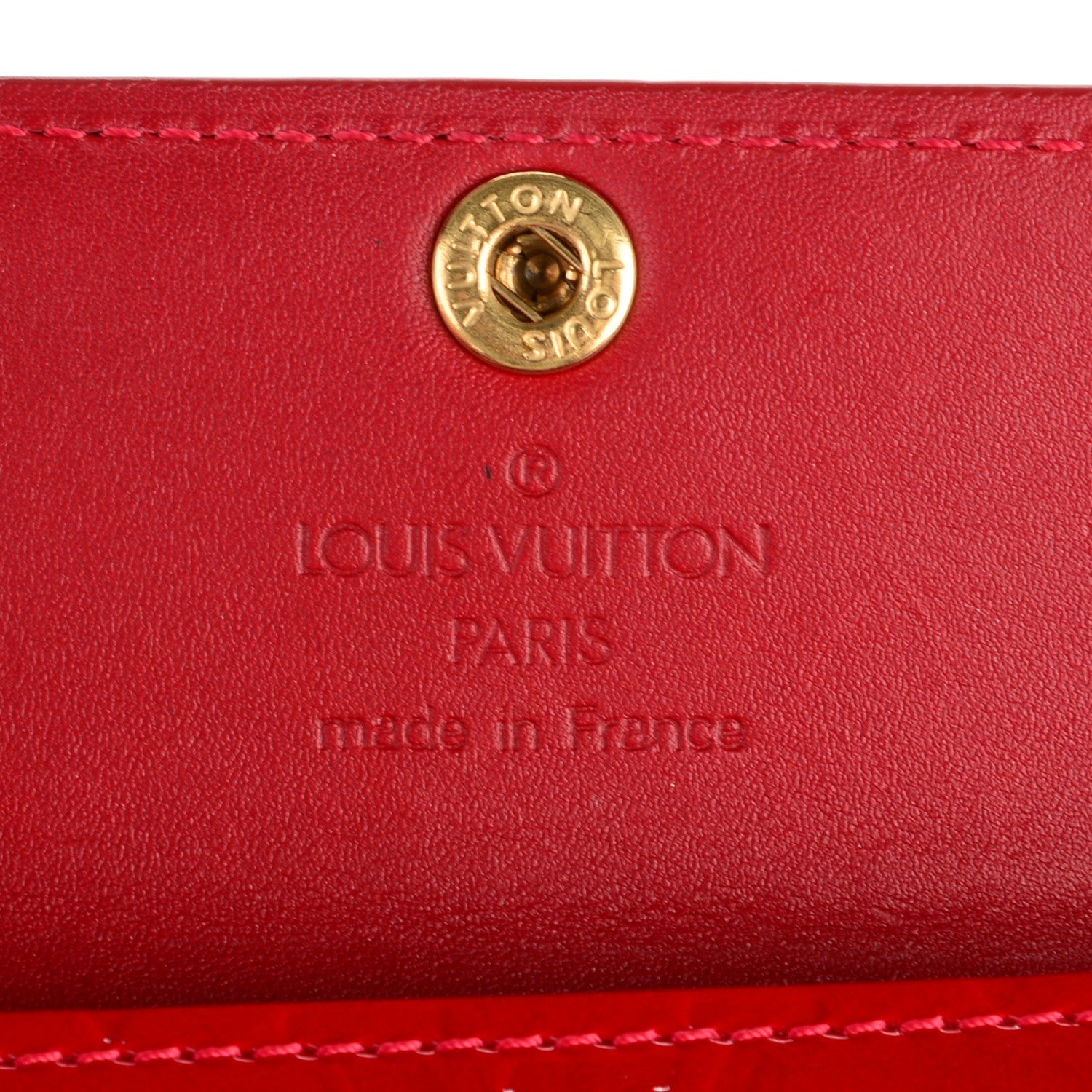 Louis Vuitton Vernis Ludlow Wallet Pomme D'Amour 6 of 7
