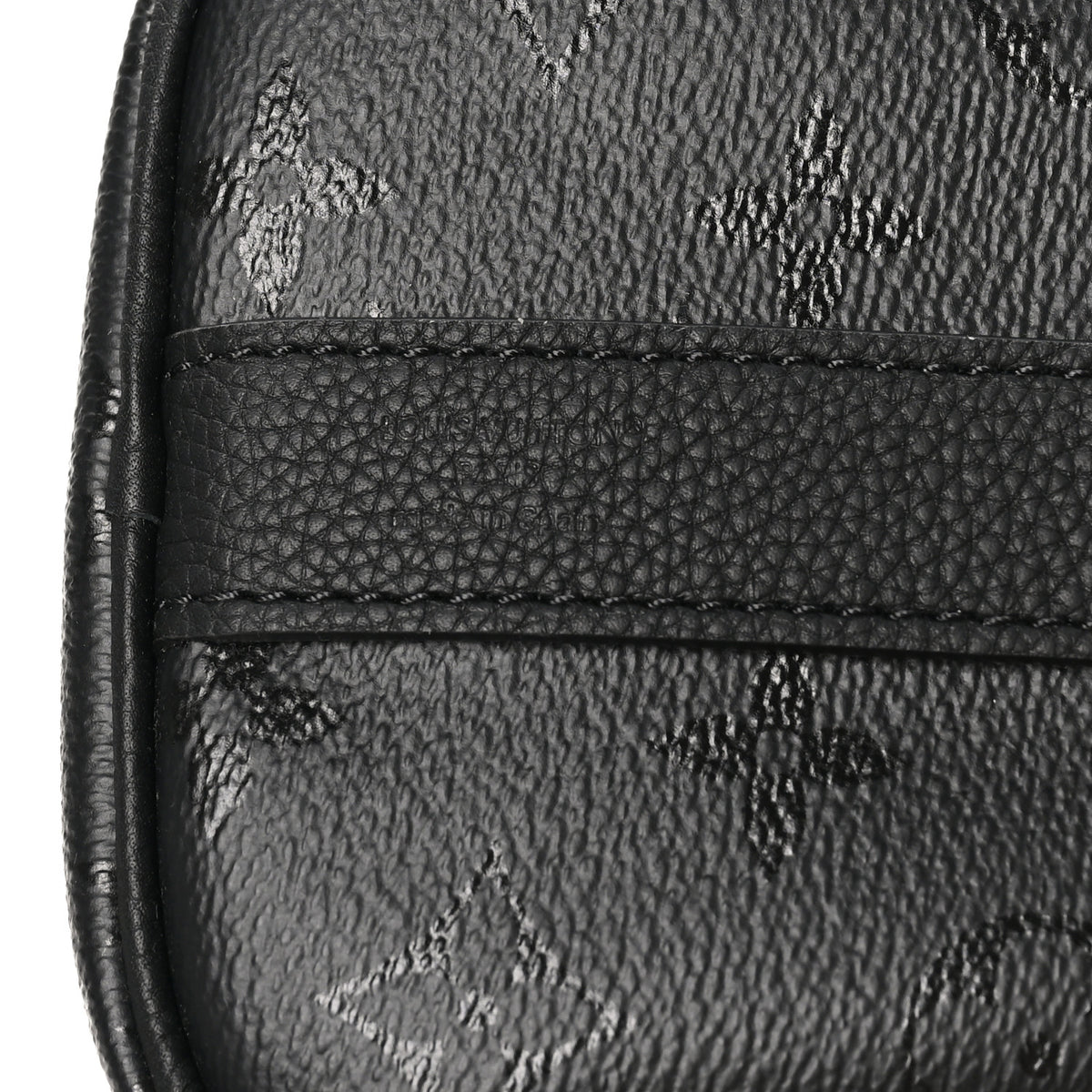 Monogram Midnight Keepall Bandouliere 25 Black